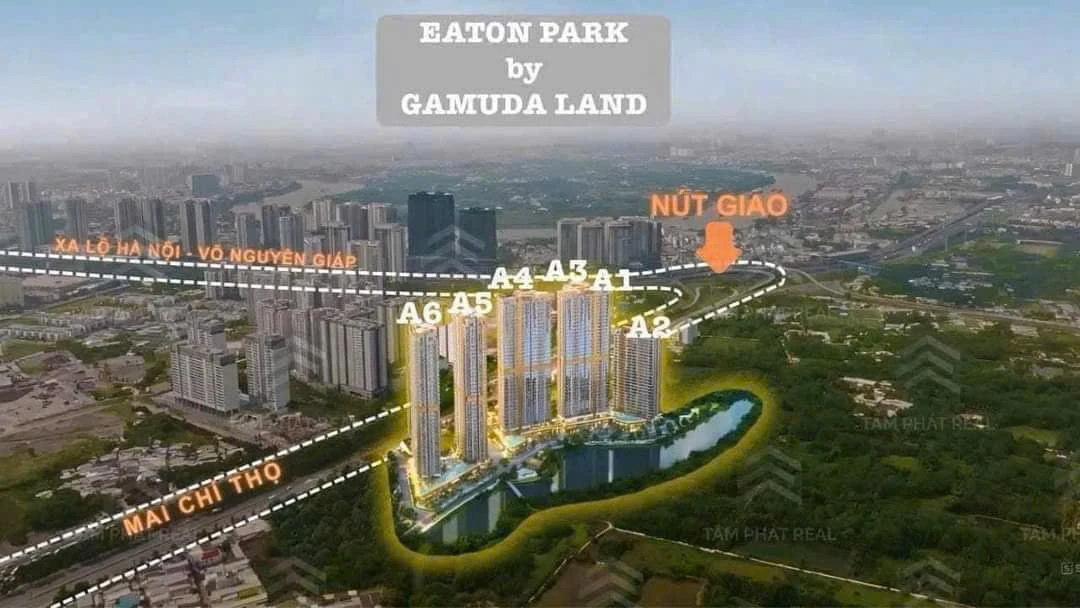 Phối cảnh giao thông hạ tầng Eaton Park